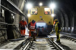 Oprava Taurského tunelu. Foto: ÖBB