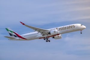 Airbus A350 letecké společnosti Emirates. Zdroj: Airbus