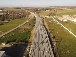 Železniční trať Praha - Havlíčkův Brod - Brno v úseku Vlkov u Tišnova - Křižanov. Foto: Správa železnic