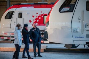 Nové jednotky Stadler FLIRT Evo pro trojici švýcarských dopravců SBB, RegionAlps a Thurbo. Foto: Stadler Rail