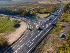 Křižovatka Kaňk na I/38 u Kutné Hory po úpravě. Pramen: ŘSD