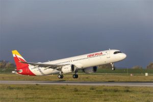 Airbus A321XLR letecké společnosti Iberia.
Zdroj: Iberia