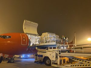 Boeing 737-800BDSF ukrajinské letecké společnosti Supernova Airlines. Zdroj: SuperNova Airlines