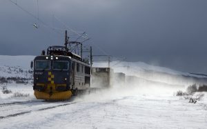 El 14 2167 dopravce CargoNet AS mezi Dombås a Fokstua, Norsko. Foto: David Gubler