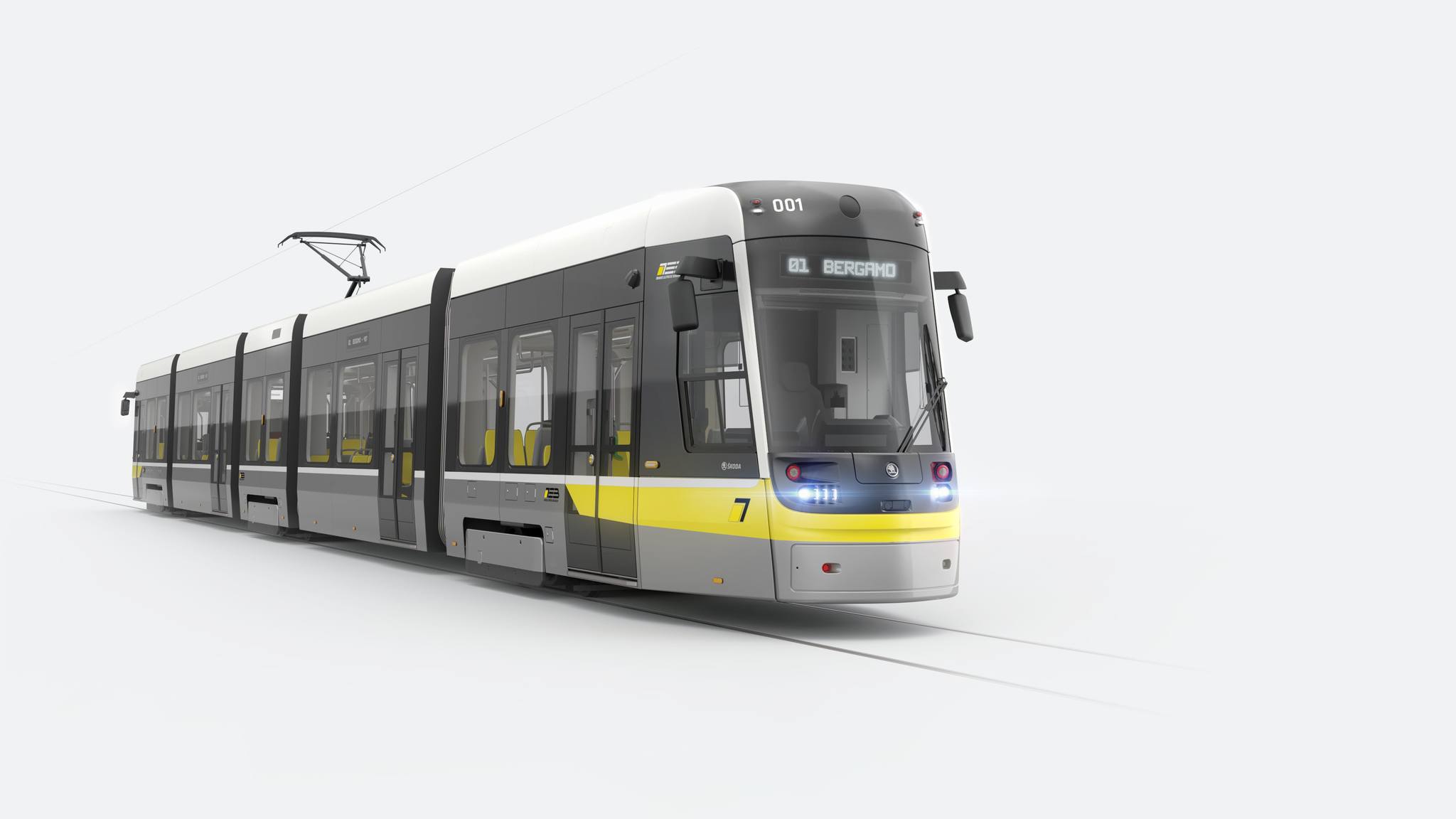 Nová tramvaj pro Bergamo. Foto: Škoda Group