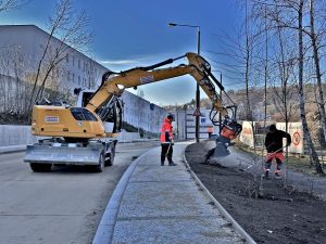 Rekonstrukce Peroutkovy ulice na Praze 5. Foto: TSK