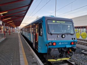 První den provozu RegioJetu na pražské městské lince. Foto: Jan Nevyhoštěný / Zdopravy.cz