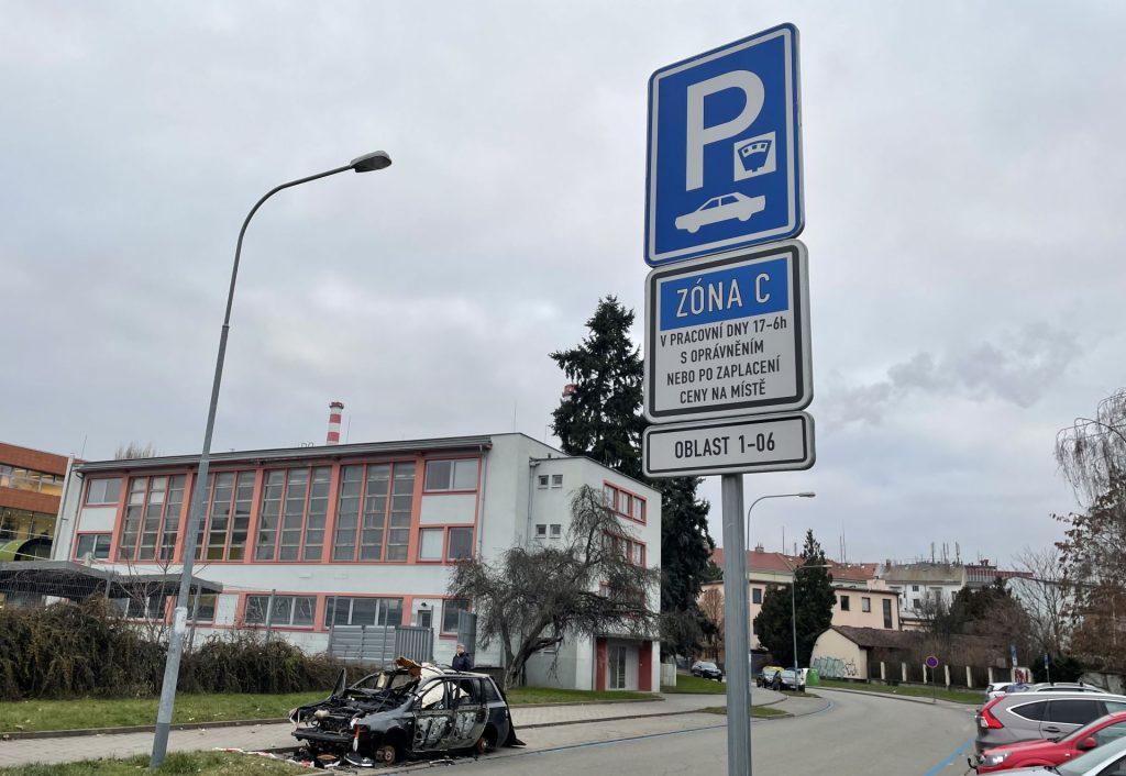 Parkování Brno, modrá zóna C. Autor: Zdopravy.cz/Jan Šindelář