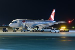 Airbus A220-300 Smartwings v barvách ČSA. Zdroj: Czech Airlines Handling