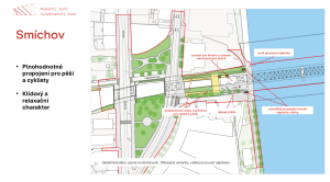 Urbanistický návrh navazující na rekonstrukci Vyšehradského mostu. Zdroj: Vysehradskymost.cz