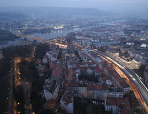 Urbanistický návrh navazující na rekonstrukci Vyšehradského mostu. Zdroj: Vysehradskymost.cz