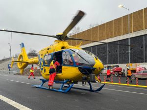 Složky IZS nacvičovaly v tunelu Pohůrka.
Zdroj: HZS JčK