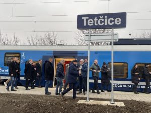 Tetčice na trati Brno - Zastávka u Brna. Autor: Zdopravy.cz/Jan Šindelář