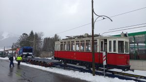 Tramvajový vůz K. Foto: DPMLJ