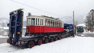 Tramvajový vůz K. Foto: DPMLJ