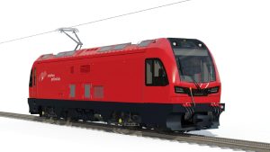 Nová lokomotiva pro Matterhorn Gotthard Bahn. Foto: Stadler Rail