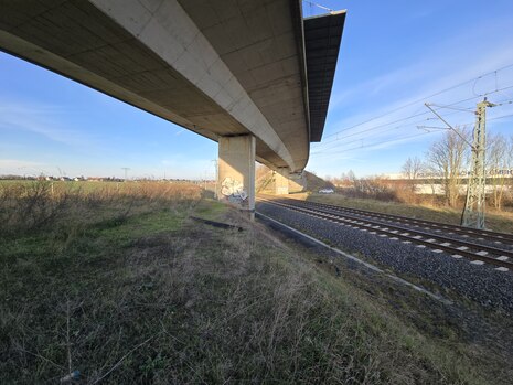 Most u Grossehain přes koridor Dráždany - Berlín. Foto: lasuv.sachsen.de