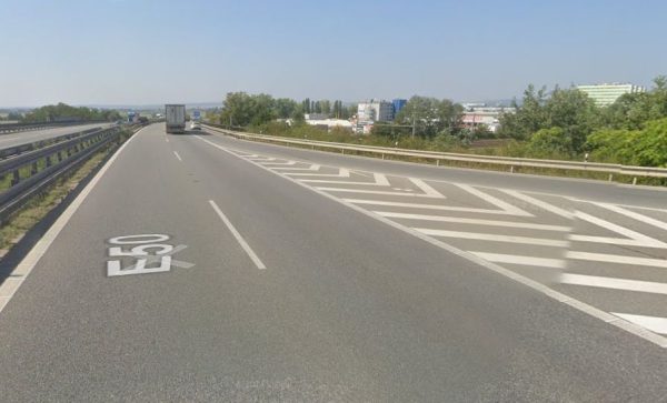 Křižovatka Slatina na D1. Foto: Google Street View