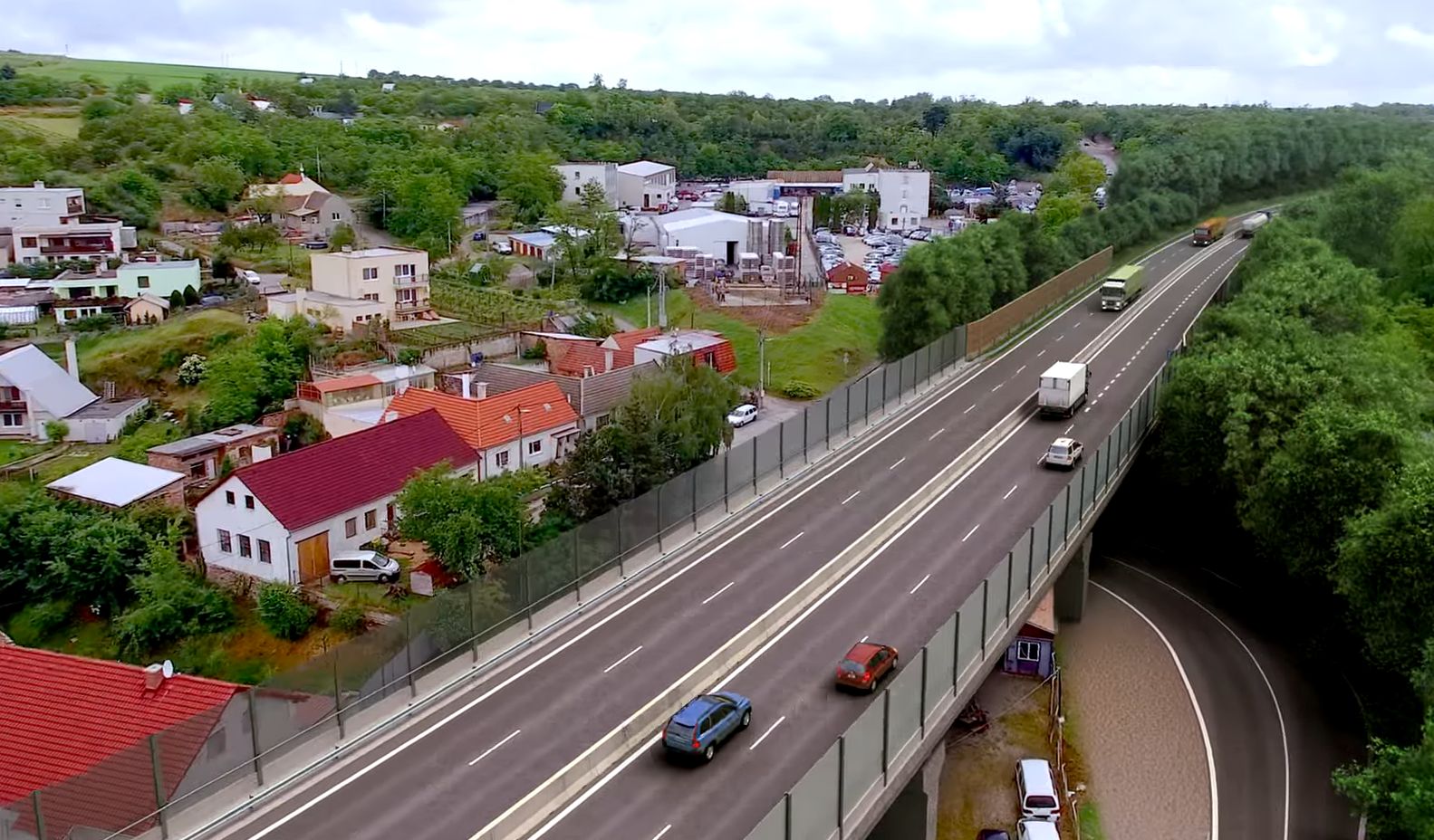 Vizualizace obchvatu Znojma. Foto: ŘSD