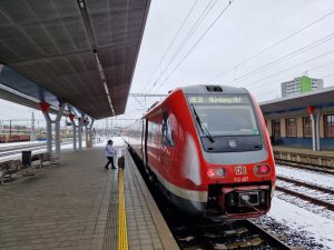 Linka DB Regio Cheb - Norimberk. Foto: Zdopravy.cz / Jan Nevyhoštěný