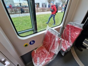 První představení tramvaje Škoda Forcity Plus 52T v Plzni. Foto: Zdopravy.cz / Jan Nevyhoštěný