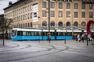 Tramvaj M34 pro Göteborg. Foto: Västtrafik