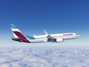 Boeing 737 MAX 8 v barvách letecké společnosti Eurowings. Zdroj: Eurowings