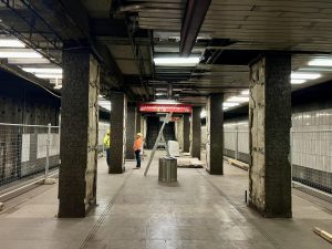 Roční rekonstrukce stanice metra Pankrác začala. Foto: DPP - Dominika Brabcová