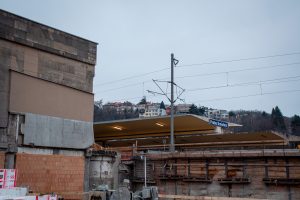 Bourací práce v rámci rekonstrukce nádraží Praha-Smíchov. Foto: PID