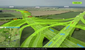 Vizualizace D0 Březiněves - Satalice. Foto: ŘSD