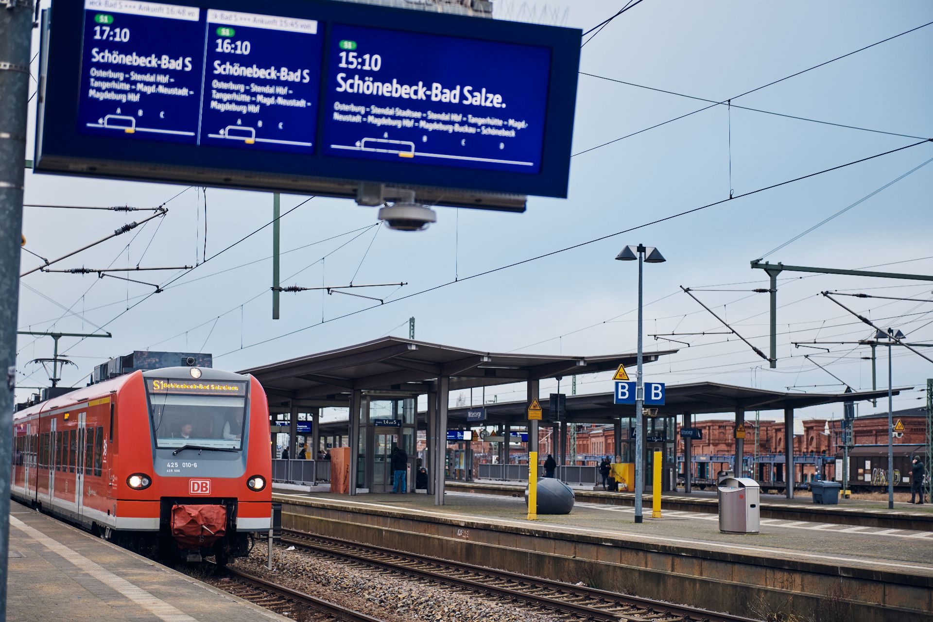 Železniční stanice Wittenberge na trati Berlín - Hamburk. Foto: Deutsche Bahn