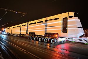 První tramvaj Stadler TINA pro Halle. Foto: Havag.de