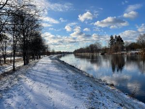 Hluboká nad Vltavou, místo budoucí lávky. Autor: Zdopravy.cz/Jan Šindelář