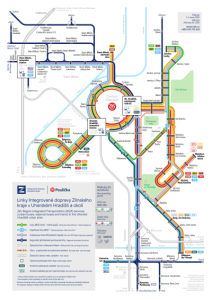 Schéma linek v MHD Uherské Hradiště. Foto: Poulicka.cz