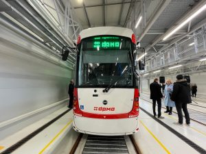 Nová tramvaj EVO1/o pro Olomouc (DPMO). Foto: Zdopravy.cz / Vojtěch Očadlý