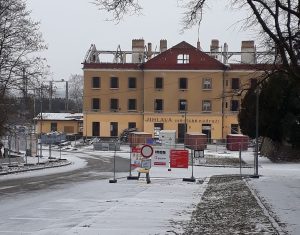 Demolice nádražní budovy Jihlava město. Autor: Vratislav Klabouch