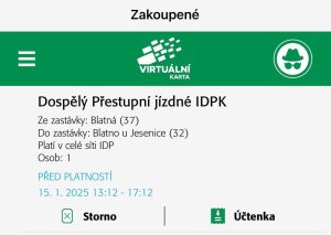 Jízdenka IDPK. Autor: Zdopravy.cz/Ondřej Kubala