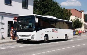 Autobus ve Velkém Meziříčí. Foto: Město Velké Meziříčí