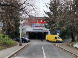 Umístění budoucího severního vestibulu metra Vltavská. Foto: Zdopravy.cz