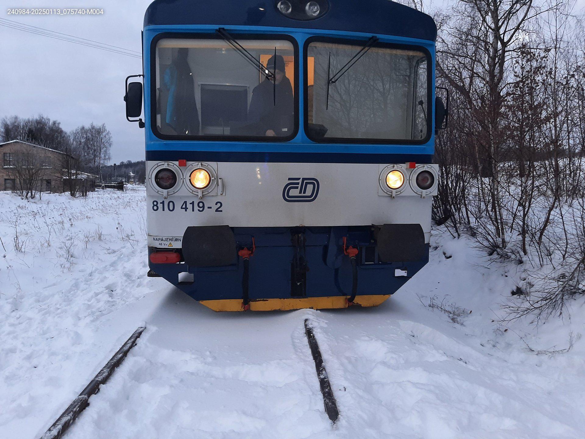 Vykolejení vlaku v Rybništi. Foto: Hasiči SŽ