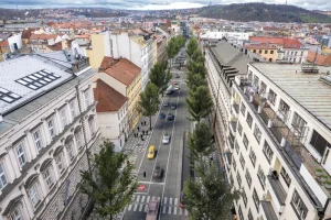 Vizualizace proměny Ječné ulice. Zdroj: TSK / Ateliér PROMIKA