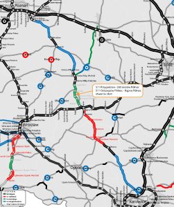 Nové úseky S11, které v Polsku soutěží. Foto: GDDKiA