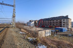 Bourání na Jateční ulici v Plzni. Foto: M. Pecuch / Plzen.eu