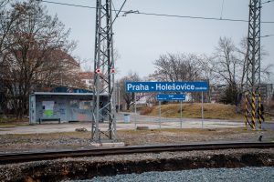 Zastávka Praha-Holešovice zastávka bude od pondělí minulostí. Foto: Ropid