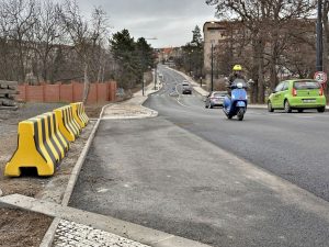 Rekonstruovaná Peroutkova ulice na Praze 5. Foto: TSK