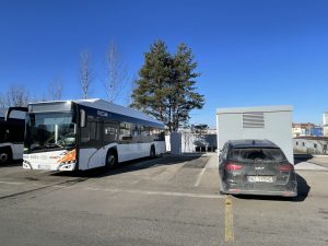 Elektrobus Solaris firmy Comett Plus. Autor: Zdopravy.cz/Jan Šindelář