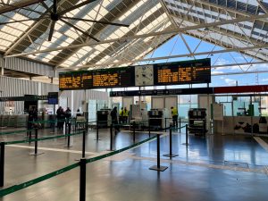 Nádraží Alicante Terminal a bezpečnostní kontrola.
Foto: Zdopravy.cz / Vojtěch Očadlý