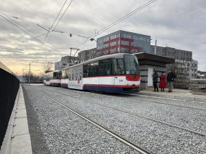 Zmodernizovaná trať na Novou Ulici v Olomouci. Zdroj: DPMO