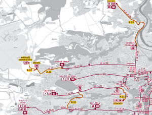 Nové tramvajové tratě na území Prahy 6. Zdroj: ROPID