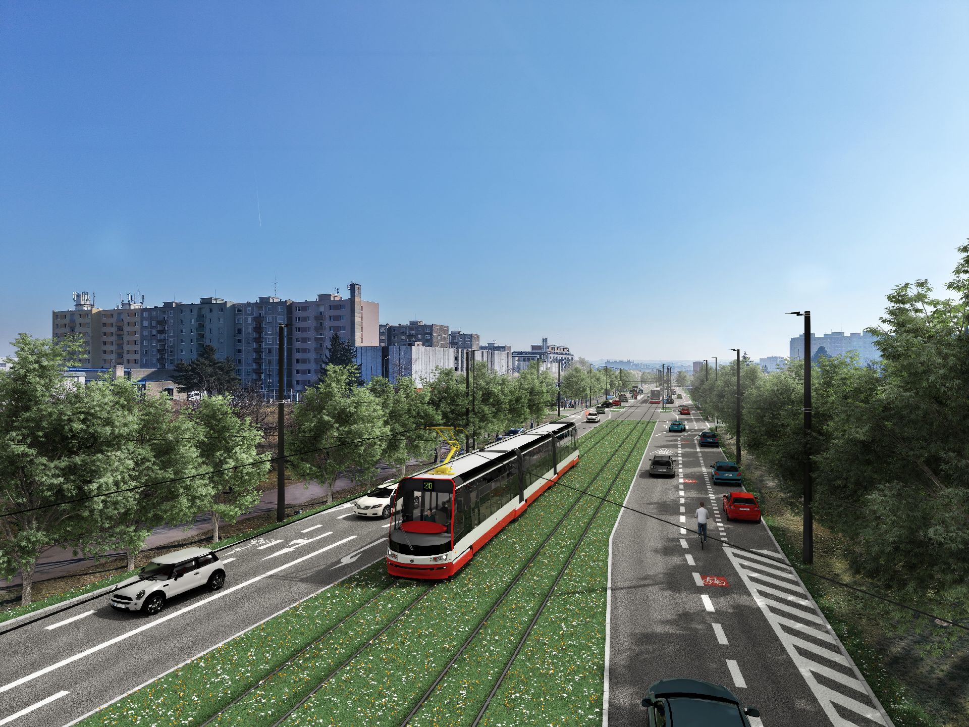 Vizualizace trati Libuš - Nové Dvory. Foto: Metroprojekt